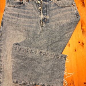 NWOT Madewell Light Blue Straight Leg Jeans